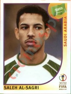 337 Saleh Al-Sagri – FIFA World Cup Korea/Japan 2002 Panini
