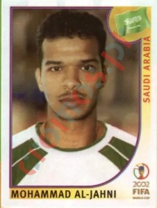 338 Mohammad Al-Jahni – FIFA World Cup Korea/Japan 2002 Panini