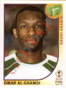 342 Omar Al-Ghamdi – FIFA World Cup Korea/Japan 2002 Panini