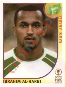 343 Ibrahim Al-Harbi – FIFA World Cup Korea/Japan 2002 Panini