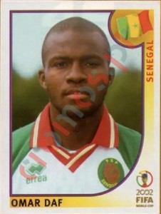 46 Omar Daf – FIFA World Cup Korea/Japan 2002 Panini