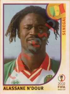 50 Alassane N'Dour – FIFA World Cup Korea/Japan 2002 Panini