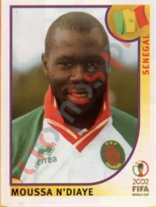 52 Moussa N'Diaye – FIFA World Cup Korea/Japan 2002 Panini