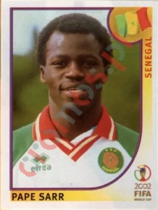 53 Pape Sarr – FIFA World Cup Korea/Japan 2002 Panini
