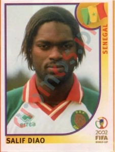 54 Salif Diao – FIFA World Cup Korea/Japan 2002 Panini