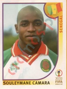 60 Souleymane Camara – FIFA World Cup Korea/Japan 2002 Panini