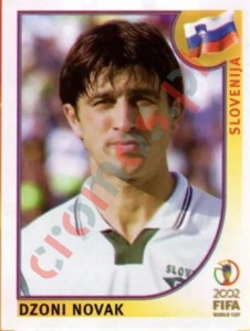 123 Dzoni Novak – FIFA World Cup Korea/Japan 2002 Panini