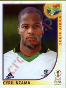 154 Cyril Nzama – FIFA World Cup Korea/Japan 2002 Panini