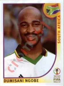 161 Dumisani Ngobe – FIFA World Cup Korea/Japan 2002 Panini
