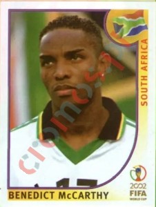 168 Benni McCarthy – FIFA World Cup Korea/Japan 2002 Panini