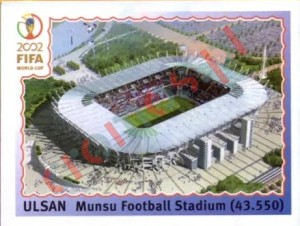 14 Ulsan - Munsu Football Stadium – FIFA World Cup Korea/Japan 2002 Panini