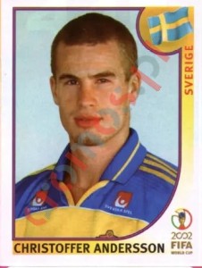 445 Christoffer Andersson – FIFA World Cup Korea/Japan 2002 Panini