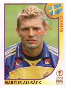 455 Marcus Allbäck – FIFA World Cup Korea/Japan 2002 Panini