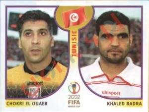 568 Chokri El Ouaer/Khaled Badra – FIFA World Cup Korea/Japan 2002 Panini
