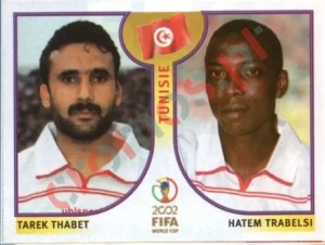 571 Tarek Thabet/Hatem Trabelsi – FIFA World Cup Korea/Japan 2002 Panini