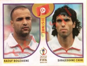 572 Raouf Bouzaiene/Sirajeddine Chihi – FIFA World Cup Korea/Japan 2002 Panini