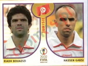 573 Riadh Bouazizi/Hassen Gabsi – FIFA World Cup Korea/Japan 2002 Panini