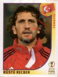 189 Rüstü Recber – FIFA World Cup Korea/Japan 2002 Panini