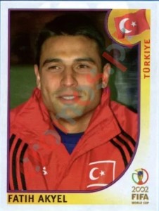 190 Fatih Akyel – FIFA World Cup Korea/Japan 2002 Panini