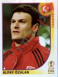 192 Alpay Özalan – FIFA World Cup Korea/Japan 2002 Panini