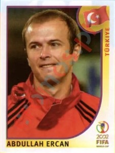 196 Abdullah Ercan – FIFA World Cup Korea/Japan 2002 Panini
