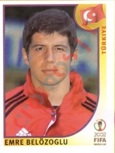 199 Emre Belözoglu – FIFA World Cup Korea/Japan 2002 Panini
