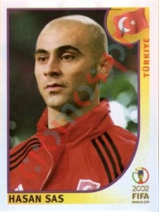 202 Hasan Sas – FIFA World Cup Korea/Japan 2002 Panini