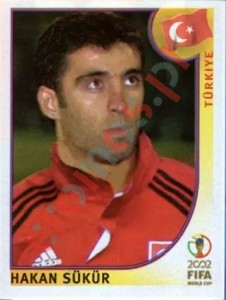 204 Hakan Sükür – FIFA World Cup Korea/Japan 2002 Panini