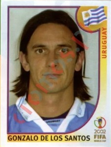 71 Gonzalo De Los Santos – FIFA World Cup Korea/Japan 2002 Panini