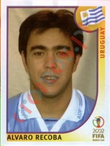 75 Alvaro Recoba – FIFA World Cup Korea/Japan 2002 Panini