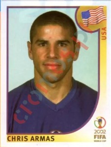 286 Chris Armas – FIFA World Cup Korea/Japan 2002 Panini
