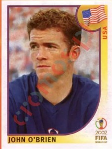 288 John O'Brien – FIFA World Cup Korea/Japan 2002 Panini