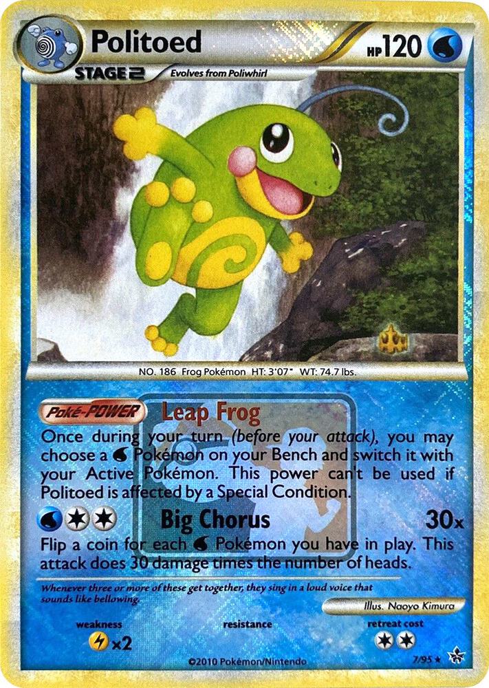 7-reverse-league Politoed (Reverse Holo, League) – Unleashed