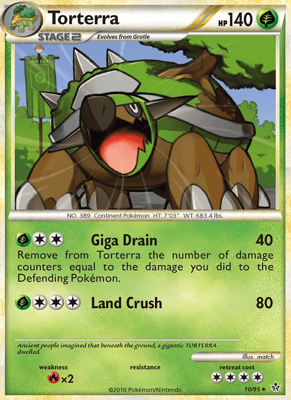 10 Torterra – Unleashed
