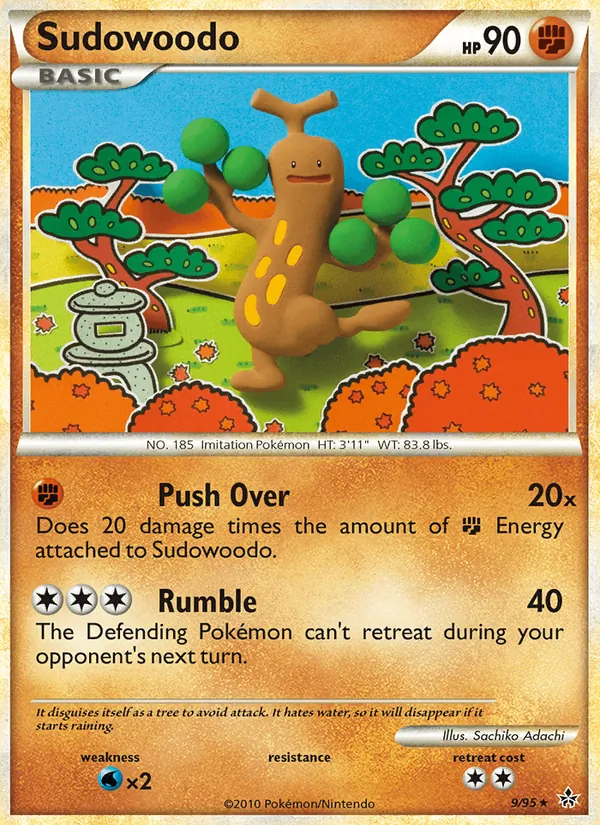 9 Sudowoodo – Unleashed
