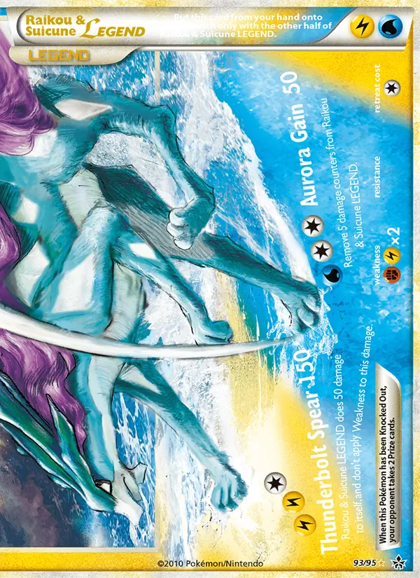 93 Raikou & Suicune LEGEND – Unleashed