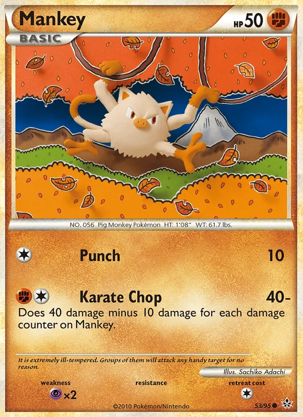 53-RH Mankey – Unleashed