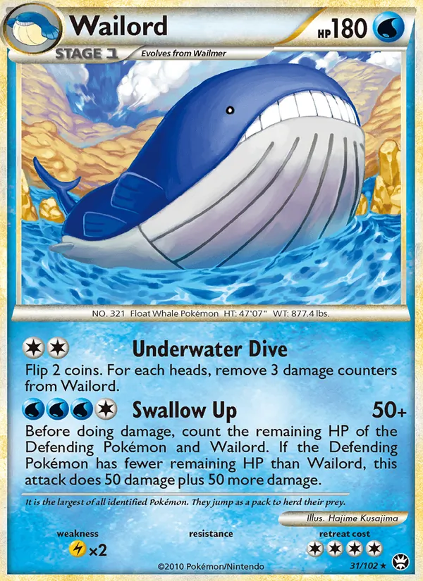 31 Wailord – Triumphant