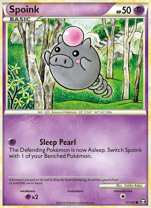 77 Spoink – Triumphant