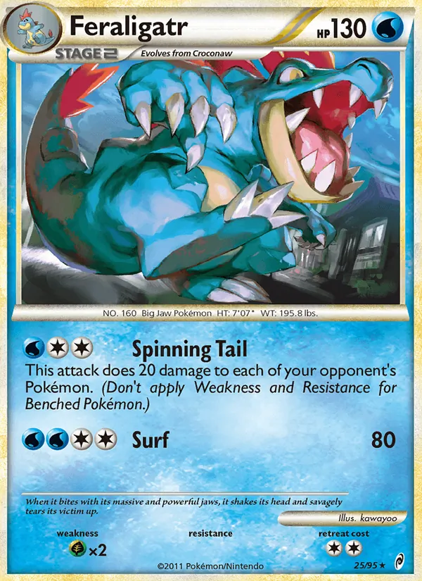 25 Feraligatr – Call of Legends