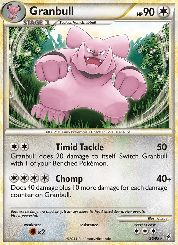 26 Granbull – Call of Legends