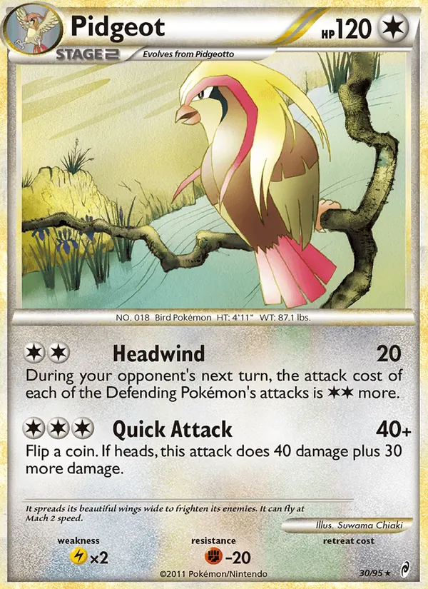 30 Pidgeot – Call of Legends