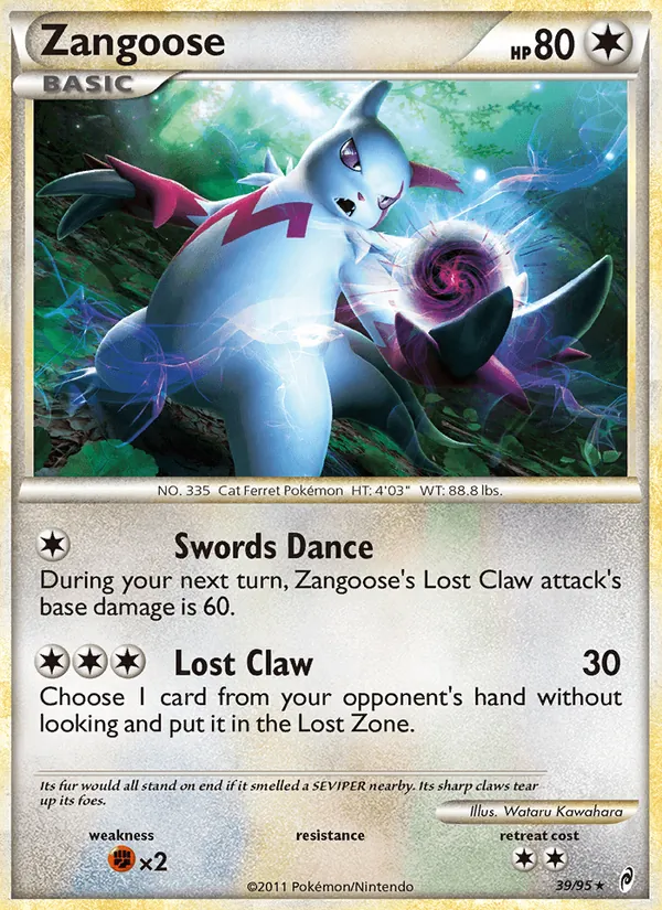 39 Zangoose – Call of Legends