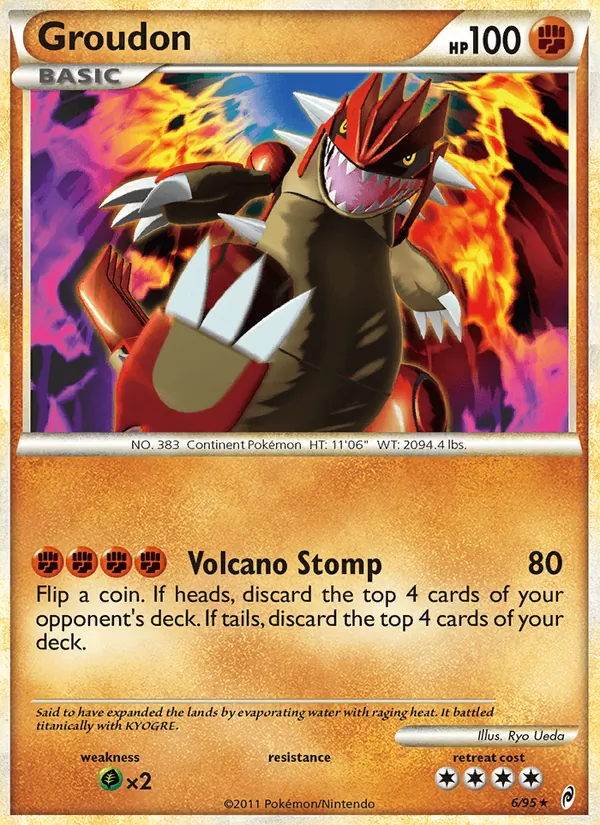 6-RH Groudon – Call of Legends