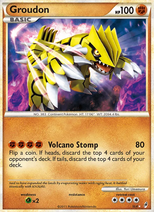 SL4 Groudon – Call of Legends