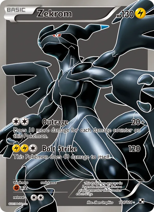 114 Zekrom – Black & White