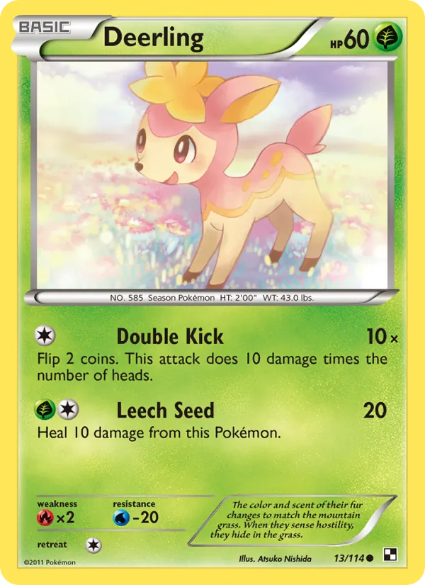 13 Deerling – Black & White