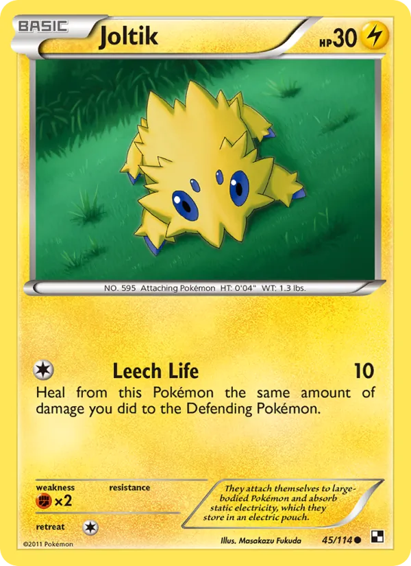 45 Joltik – Black & White
