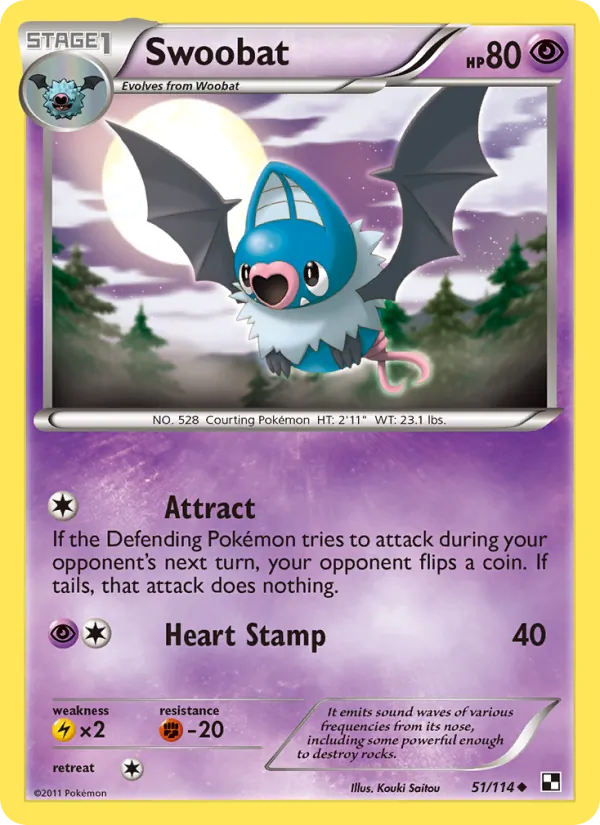 51 Swoobat – Black & White