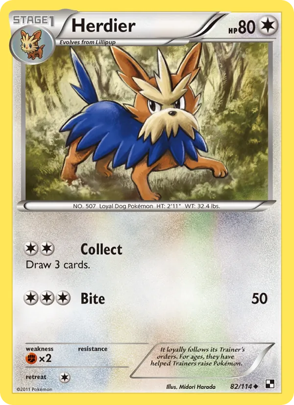 82 Herdier – Black & White